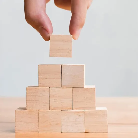 Barattolo di concentrato a prova di bambino con fondo spesso bianco opale da 5 ml e 9 ml e barattolo cubo di imballaggio per olio di cera